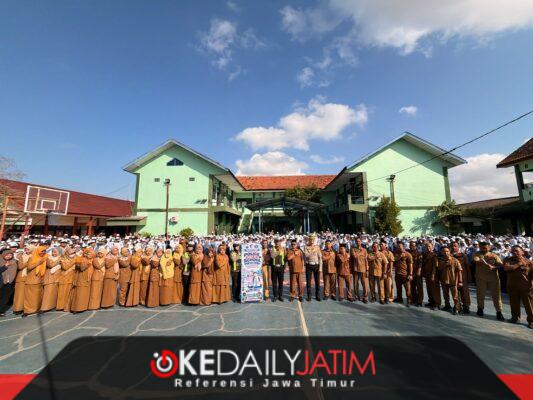 Suasana Police Goes To School di SMPN I Sumenep, Senin (14/09/2026)