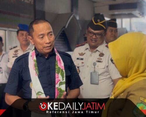 Ditjenpas Kusnali Didampingi Karutan Kelas IIB Sumenep Aditya Wahyu Rahmadani Saat Melakukan Kunjungan ke Rutan Sumenep, Selasa (15/09/2026)