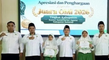 Dua Siswa MTsN 2 Sumenep Bersinar di OMI 2026, Juara IPA dan IPS Jadi Bukti Madrasah Cetak Generasi Berprestasi