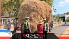 Polantas Menyapa di Sumenep, Sopir Pick Up Overload Ditegur Demi Keselamatan