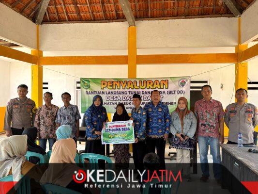 BLT Dana Desa Tahap III Desa Dasuk Barat Disalurkan, Enam Warga Terima Bantuan