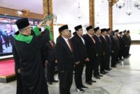 Pejabat Pemkab Sumenep Yang Dilantik Wabup KH Imam Hasyim SH MH di Pendopo Agung Keraton Sumenep, Jum'at (18/09/2026)