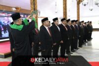 Pejabat Pemkab Sumenep Yang Dilantik Wabup KH Imam Hasyim SH MH di Pendopo Agung Keraton Sumenep, Jum'at (18/09/2026)
