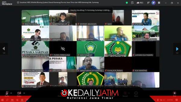 356 ASN Kemenag Sumenep Diperkuat WBS, Abdul Wasid: Bukan untuk Saling Mencari Kesalahan
