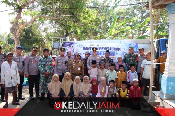 Kapolresta Sumenep Turun Langsung, 12 Ribu Liter Air Bersih Mengalir ke Warga