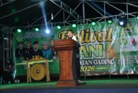 Wabup Sumenep KH Imam Hasyim SH MH Di Pembukaan Festival Tani Ganding 2026