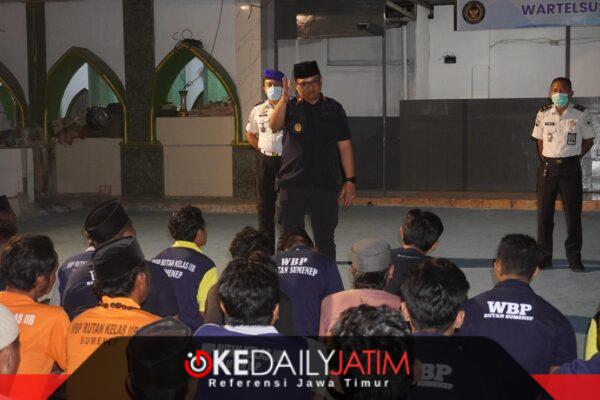 Rutan Sumenep Gelar Razia Gabungan dan Tes Urine, 29 WBP Dinyatakan Negatif Narkoba