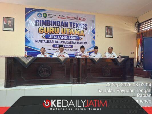 Tiga Maestro Turun Gunung, Disdik Sumenep Pacu Revitalisasi Bahasa Madura di SMP