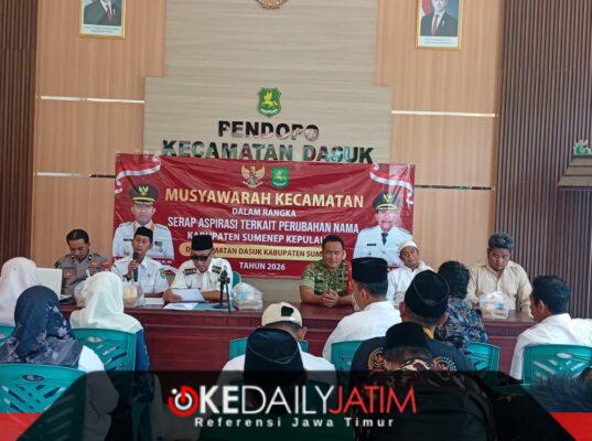 Muscam Dasuk Himpun Aspirasi, Seluruh Desa Dukung Perubahan Nama Sumenep Kepulauan