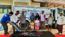 Tim Dinsos P3A Kabupaten Sumenep Saat Menyalurkan Bantuan Air Di Desa Di Kecamatan Batuputih, Rabu (24/09/2026)