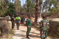 Dandim Sumenep Blusukan Cek Jembatan Bakti TNI AD, Begini Progresnya