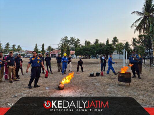 Warga Pagerungan Besar Perkuat Kesiapsiagaan, Dilatih Hadapi Kebakaran dan Kegawatdaruratan