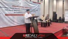 Wabup Sumenep KH Imam Hasyim di Kegiatan HLM Optimalisasi PKB Melalui Digitalisasi Pembayaran Pajak di Ballroom Kaberaz Hotel, Rabu (23/09/2026)
