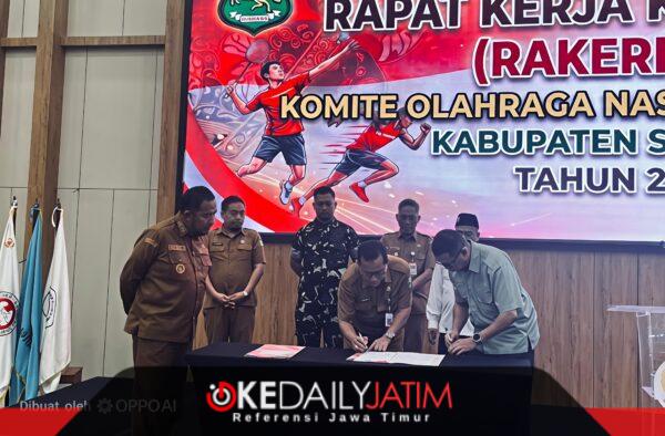 Tak Sekadar MoU, KONI Sumenep dan Yonif TP 931/KJ Bangun Jalan Baru Menuju Prestasi Porprov 2027