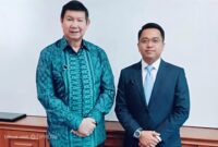 Kanjeng Raden Haryo Hendriyanto Attan Dharmawisisesa, S.Psi., M.M. Bersama adalah Hashim Djojohadikusumo