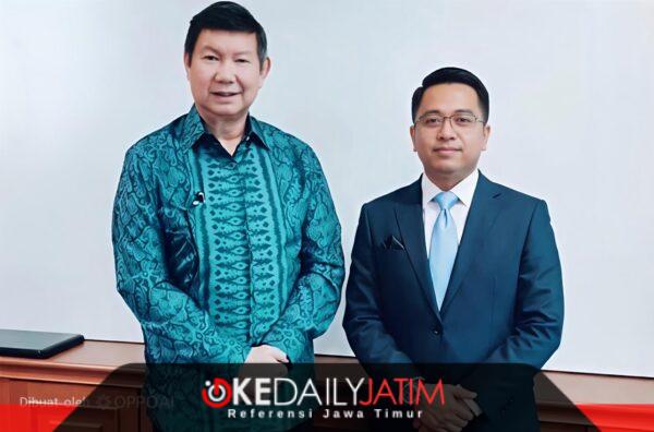 Kanjeng Raden Haryo Hendriyanto Attan Dharmawisisesa, S.Psi., M.M. Bersama adalah Hashim Djojohadikusumo