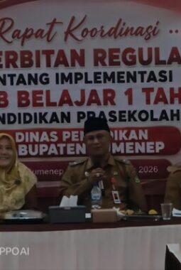 Kadisdik Sumenep Dorong Wajib Belajar 1 Tahun Prasekolah untuk Perkuat Fondasi Anak
