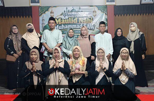 Foto Bersama Kepala Pelaksana BPBD Sumenep Kamiluddin Bersama PLT Camat Gapura Darto Santoso dan Ibu DWP Kecamatan Gapura 