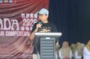 Kepala Cabang Dinas Pendidikan Wilayah Kabupaten Sumenep, Dr. Rusly, S.Pd., M.Pd., Saat Memberikan Sambutan di CFC di Lapangan SMAN 2 Sumenep 