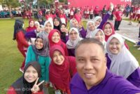 ASN Bapenda Sumenep di Haornas ke43 di Halaman Kantor Pemkab Sumenep, Jum'at (11/09/2026) 