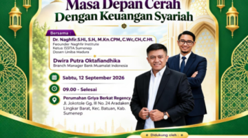Sumenep Dorong Literasi Keuangan Syariah, Naghfir’s Institute dan Bank Muamalat Gelar Bincang Santai