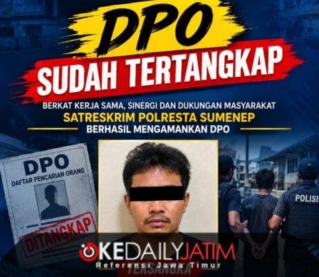 Polsek Batuputih Ringkus Buronan Kasus Penganiayaan, DPO Diserahkan ke Satreskrim Polresta Sumenep