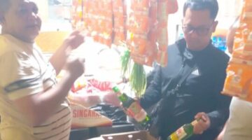Satresnarkoba Polresta Sumenep Bongkar Simpanan Puluhan Botol Miras di Toko Kelontong Bangselok