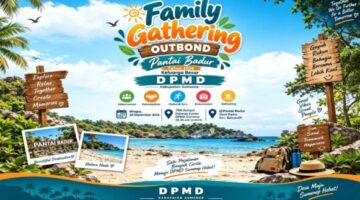 Pantai Badur Jadi Saksi Kebersamaan DPMD Sumenep dalam Family Gathering 2026
