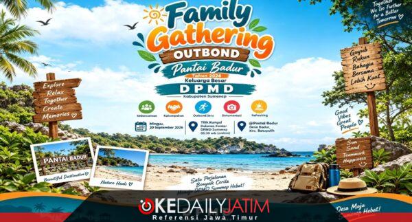 Pantai Badur Jadi Saksi Kebersamaan DPMD Sumenep dalam Family Gathering 2026
