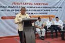 Kepala UPT PPD Sumenep Samtiono SH MH di Acara HLM Optimalisasi PKB Melalui Digitalisasi Pembayaran Pajak di Kaberaz Hotel, Rabu (23/09/2026)