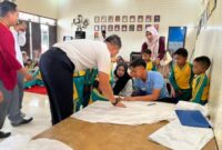 Rutan Sumenep Jadi Ruang Edukasi, Anak TK Belajar Membatik