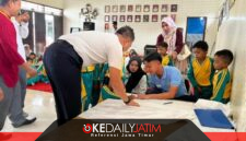 Rutan Sumenep Jadi Ruang Edukasi, Anak TK Belajar Membatik
