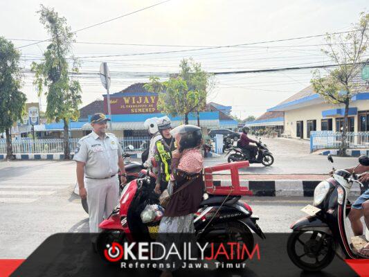 Satlantas Polresta Sumenep Apresiasi Pengendara Tertib, Gencarkan Edukasi Lalu Lintas
