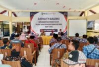 Suasana Capacity Building Implementasi Pajak Tata Boga/Katering Non Tunai di Balai Pendopo Kecamatan Gayam, Kamis (08/10/2026)
