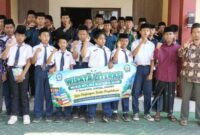 60 Siswa MTs-MA Bustanul Ulum Ellak Daya Menyusuri Dunia Literasi di Perpusda Sumenep