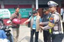 Wabup KH Imam Hasyim SH MH Didampingi Kepala UPT PPD Sumenep Samtiono SH MH di Acara Opgab Bersama di Jalan Raya Sumenep - Pamekasan di Desa Gunggung Kecamatan Batuan, Jum'at (09/10/2026)