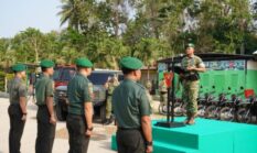 Danyonif TP 931/KJ Tekankan Disiplin Saat Korps Raport Kenaikan Pangkat Prajurit