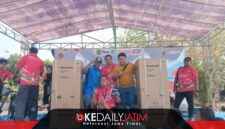 Kabiro Detik One Akhmadi Bersama Ketua Tim Viral Kepulauan Bapenda Sumenep Suhermanto SE ME di Acara JJS Viral Kepulauan, Minggu (11/10/2026)