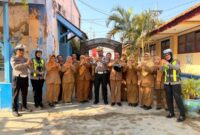 Satlantas Polresta Sumenep menggelar Police Goes to School di SMP Negeri 5 Sumenep, Senin (12/10/2026)