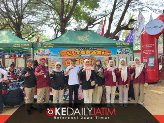 Dispusip Jatim dan Sumenep Kolaborasi Hadirkan Literasi Ceria di Pantai Slopeng