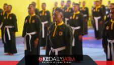 Asah Ketangguhan Prajurit, Yonif TP 931/KJ Gelar Ujian Pencak Silat Militer