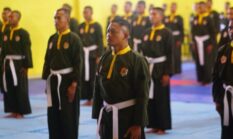 Asah Ketangguhan Prajurit, Yonif TP 931/KJ Gelar Ujian Pencak Silat Militer