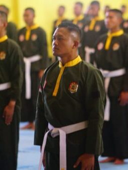 Asah Ketangguhan Prajurit, Yonif TP 931/KJ Gelar Ujian Pencak Silat Militer