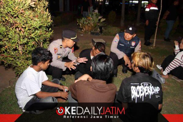 Patroli Malam Polresta Sumenep Sasar Taman Tajamara, Cegah Gangguan Keamanan