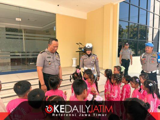Polisi Sahabat Anak, Satlantas Polresta Sumenep Tanamkan Budaya Tertib Lalu Lintas Sejak Dini