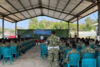 Yonif TP 931/KJ dan BNN Sumenep Bersinergi, Ratusan Prajurit Dibekali Edukasi Bahaya Narkoba