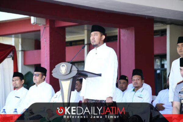 Bupati Sumenep Dr H Achmad Fauzi Wongsojudo SH MH Pimpin Peringatan HSN 2026 di Lingkungan Pemkab Sumenep, Kamis (21/10/2026)