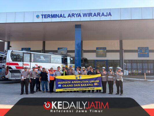 Jaga Keselamatan di Jalan, Satlantas Polresta Sumenep Gelar Inspeksi Angkutan
