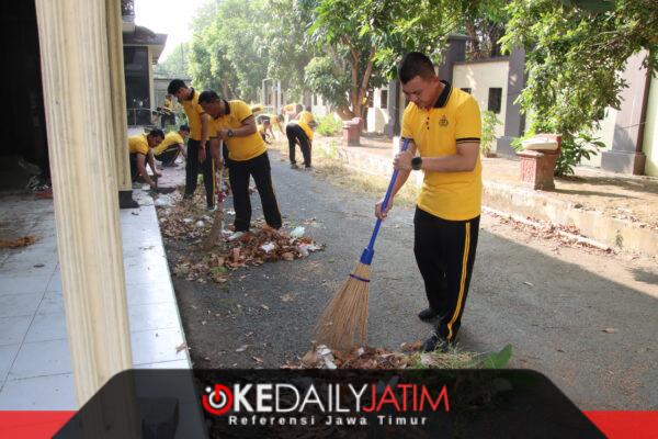 Kapolresta Sumenep Pimpin Green Policing, Wujudkan Lingkungan Mako Bersih dan Asri