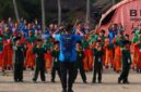 Batalyon Infanteri Teritorial Pembangunan (Yonif TP) 931/Ksatria Jokotole menerima kunjungan belajar siswa SDI hingga SMPI Nurul Bayan, Kabupaten Sumenep